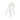Set 2 Sedie Impilabili in Polietilene 4 Gambe h 83 cm Colore Bianco Candy - Lyxo