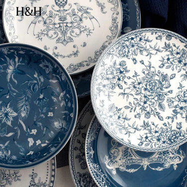 Servizio Piatti 18 Pezzi in Porcellana Decorata Chelsea Garden – H&H