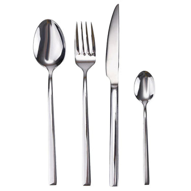 Set 24 Posate in Acciaio Inossidabile Finitura Lucida Luxury – Villa D’Este