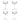 Set 4 Coppe Champagne in Vetro Trasparente Sagomato 26 cl – Elysia