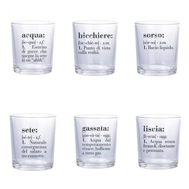 Set 6 Bicchieri Acqua 360 ml Victionary – Villa D’Este
