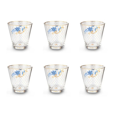 Set 6 Bicchieri Acqua Trasparente 270 ml Royal White – Pip Studio