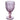 Set 6 Calici 235 ml in Vetro Colorato Decoro Arabescato Syrah – Villa D’Este