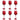 Set 6 Calici Vino Rossi in Vetro Optic 510 ml – Villa D’Este