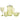 Set 6 Calici da Vino Infrangibili Colore Verde Decorato 414 ml