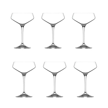 Set 6 Coppe Champagne Cristallo Riciclabile 33 cl Aria -RCR