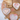 Bicchiere da Champagne Cuore in Vetro con Bordo Oro - Lovart