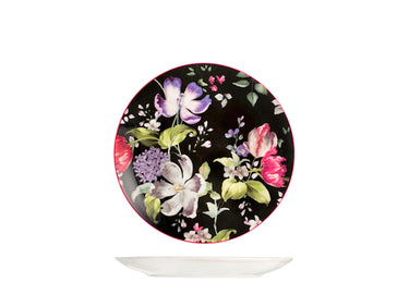 Servizio piatti floreale con fantasia romantica e dettagli rosa e lilla
