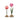Set 2 Portacandela Fiore Tulipano Rosa in Metallo – Pip Studio