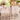 Set natalizio con runner e canovaccio beige decorati con casette e cuori