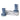 Tazza espresso in ceramica blu chiaro stile moderno