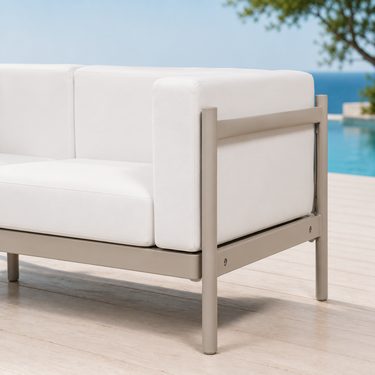 Set Relax da Esterno in Polipropilene Colore Bianco – Island