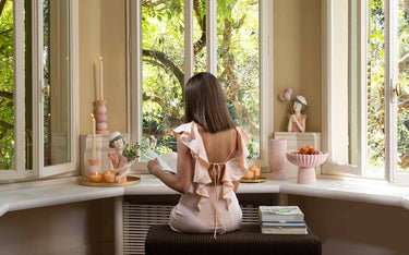 Pin Up con Vassoio colore Pesca - h 260 mm - Viron.it