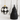 Set 6 Sfere Natale in Vetro Soffiato a Scacchi Bianco e Nero Ø10 cm - Viron
