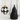 Set 6 Sfere Natale in Vetro Soffiato a Scacchi Bianco e Nero Ø10 cm - Viron