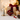 Set 6 Sfere Natale Trottola in Vetro Soffiato Velluto Rosso con Ricamo Fiorato Ø10 cm - Viron