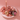 Set 6 Sfere Natale in Vetro Soffiato Rosa Cipria con Strass e Glitter Ø10 cm - Viron