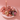 Set 6 Sfere Natale in Vetro Soffiato Rosa Cipria con Strass e Glitter Ø10 cm - Viron