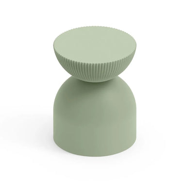 Sgabello Polifunzionale da Esterno in Polietilene h 45 cm Verde Giada Illo - Lyxo