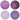 Set 4 Sottopiatti Viola Ø 33 cm Shade of Provence - Villa D'Este