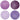 Set 4 Sottopiatti Viola Ø 33 cm Shade of Provence - Villa D'Este