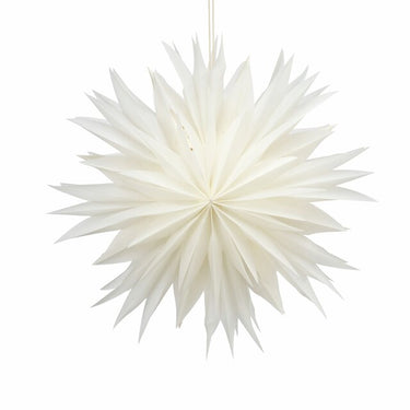 Decorazione Natalizia a Stella Bianca 40 cm