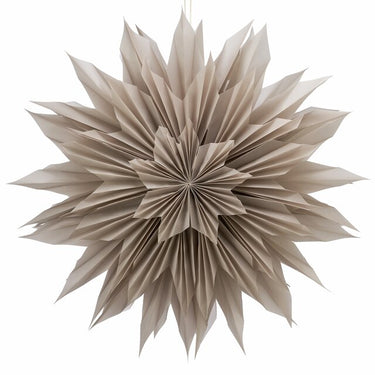 Decorazione a stella tortora in carta da 80 cm
Stella grande tortora 80 cm in carta per decorazioni natalizie
