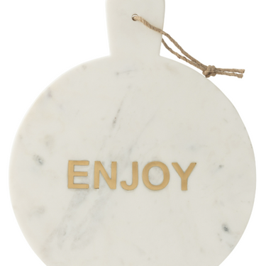 Tagliere Rotondo in Marmo Bianco per Formaggi Design Elegante