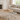 Set 2 Tavolini Moderni in Legno e Vetro con Struttura in Metallo Colore Bianco Ø 40/50 cm
