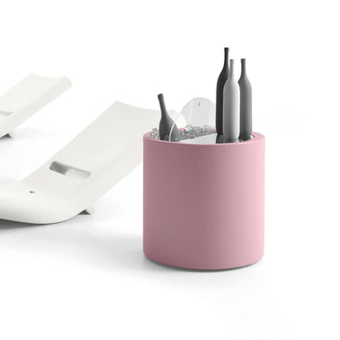 Tavolino Contenitore a Scomparti da Esterno h 55 cm Blok Party Colore Ambra