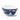 Tazza Latte Bolo 500 ml in Porcellana Bianca e Blu - Laughing