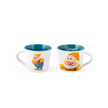 Tazzine da Caffè Biancaneve Sette Nani Disney 6 Pezzi Porcellana