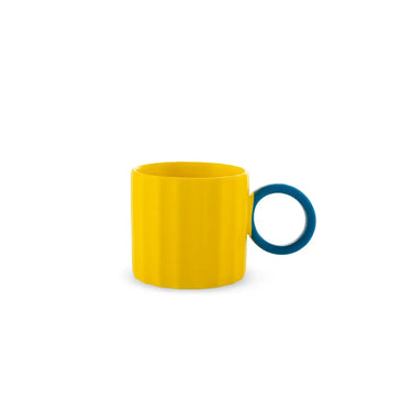 Tazza da Latte Jumbo 420cc in Porcellana Delight Colore Giallo - H&H