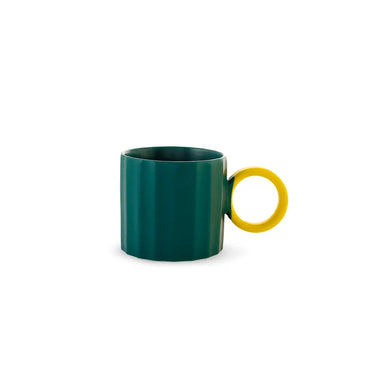 Tazza da Latte Jumbo 420cc in Porcellana Delight Colore Verde - H&H