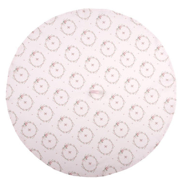 Canovaccio Cucina Tondo Ø80 cm Rosa con Coniglio Pasqua