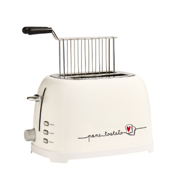 Tostapane Elettrico Pane Tostato Design Vintage Bianco – Simple Day