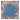 Tovaglia Quadrata 100x100 cm in Cotone Colore Blu Motivo Floreale