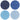 Set 4 Tovagliette Tonda con Frange Shades of Ocean – Villa D’Este