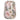 Vaso grande decorativo con stampa floreale rosa