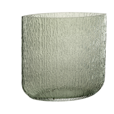 Vaso Decorativo in Vetro Verde Mila H 30 cm
