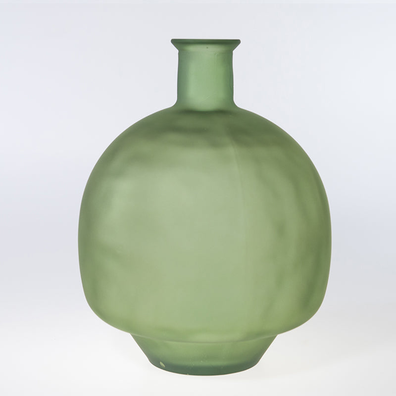 Vaso Decorativo in Vetro Colore Verde 40 cm - Viron.it