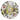 Vassoio rotondo Flower Garden con stampa floreale botanica multicolore