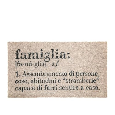 Zerbino Ingresso 70x40 cm in Cocco e Pvc Victionary Famiglia – Villa D’Este