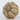 Zucca in resina colore Oro cm 25,5x25,5x23 - Viron.it