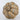 Zucca in resina colore Oro cm 25,5x25,5x23 - Viron.it